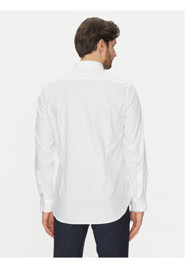 Michael Kors Koszula MK0DS01501 Biały Slim Fit. Kolor: biały. Materiał: bawełna