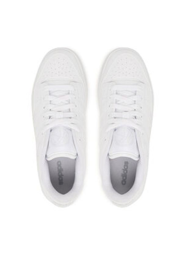 Adidas - adidas Sneakersy Rapid Court Low Junior Shoes KI8851 Biały. Kolor: biały. Materiał: skóra