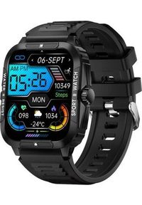 Smartwatch Colmi Smartwatch Colmi P76 (czarny). Rodzaj zegarka: smartwatch. Kolor: czarny