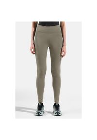 Legginsy damskie Odlo ASCENT MEDIUM SUPPORT Tights. Kolor: zielony. Sport: turystyka piesza