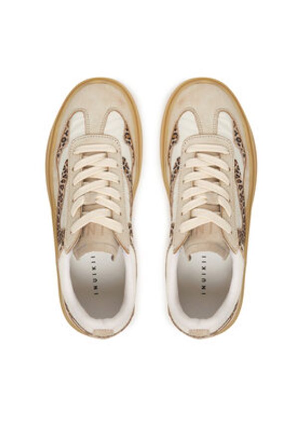 Inuikii Sneakersy Lynn Patchwork 1001.001.0481 Beżowy. Kolor: beżowy. Materiał: skóra