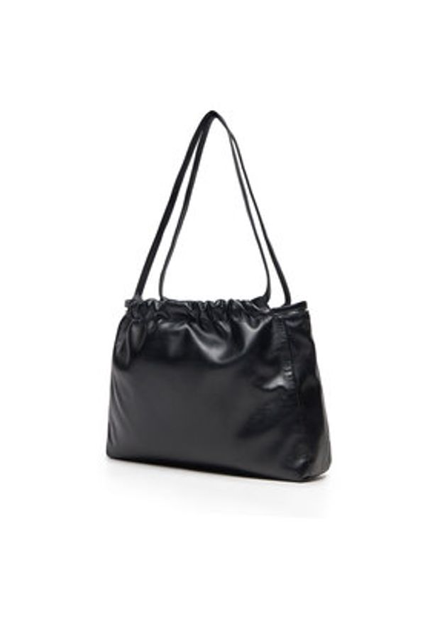 Calvin Klein Jeans Torebka LV04K3027G Czarny. Kolor: czarny. Materiał: skórzane