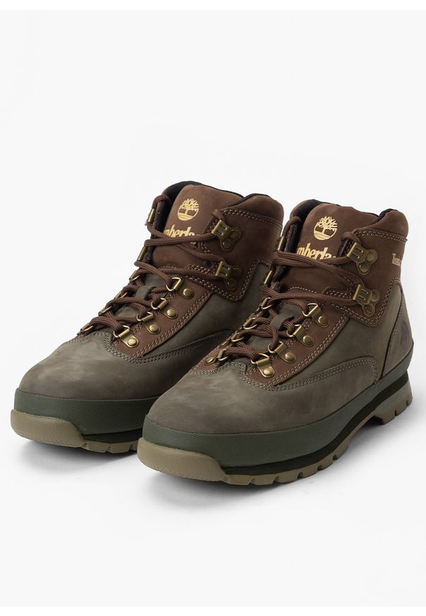 Trapery męskie Timberland 6 INCH LACE UP WATERPROOF BOOT. Okazja: do pracy, na co dzień, na spacer. Kolor: brązowy. Sport: turystyka piesza