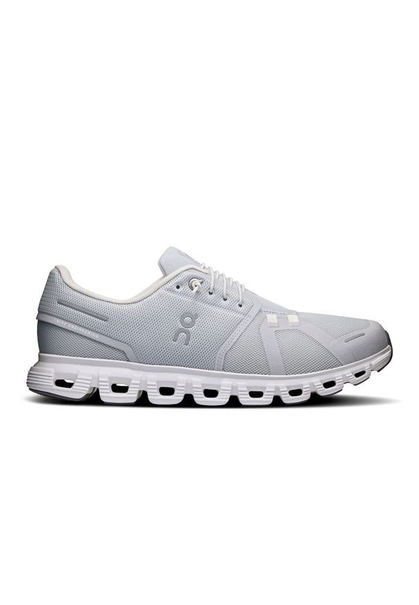 On - ON Cloud 6 M Glacier | White Sneakersy męskie. Kolor: szary