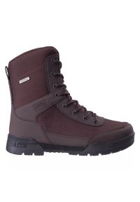 Buty taktyczne męskie Magnum Armory High WP - brązowe, Rozmiar buta 41. Okazja: na co dzień. Wysokość cholewki: przed kolano. Kolor: brązowy. Materiał: materiał, guma. Szerokość cholewki: normalna. Sport: fitness #1