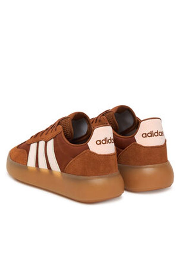 Adidas - adidas Sneakersy Barreda Decode IH1443 Brązowy. Kolor: brązowy. Materiał: skóra, zamsz