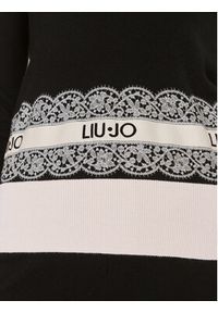 Liu Jo Sweter 5F3152 MS49I Czarny Regular Fit. Kolor: czarny. Materiał: wiskoza #4