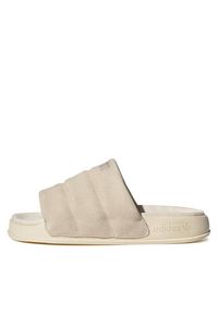 Adidas - adidas Klapki adilette Essential Slides IE9648 Beżowy. Kolor: beżowy #4