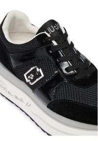 Liu Jo Sneakersy Maxi Wonder Plus 02 BA6019 PX805 Czarny. Kolor: czarny. Materiał: zamsz, skóra #5