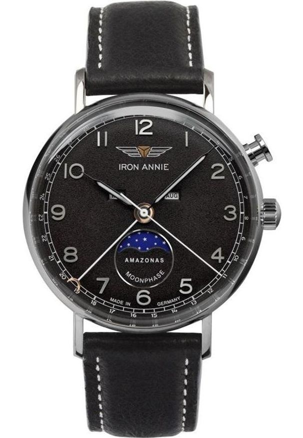 Czarny zegarek Iron Annie