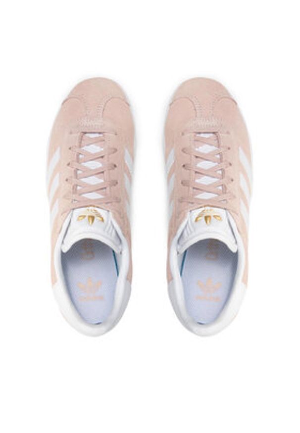 Adidas - adidas Sneakersy Gazelle J H01512 Beżowy. Kolor: beżowy. Materiał: zamsz, skóra. Model: Adidas Gazelle