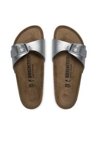 Birkenstock Klapki Madrid Bs 0040413 Srebrny. Kolor: srebrny. Materiał: skóra #8