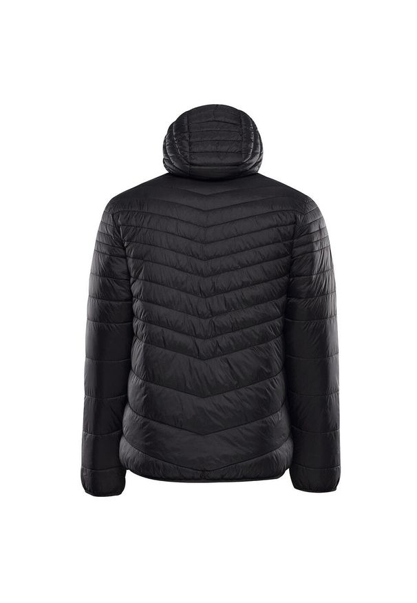 ALPINE PRO - Kurtka męska ocieplana dwustronna Alpine Pro Erom. Kolor: czarny. Materiał: puch. Sport: turystyka piesza