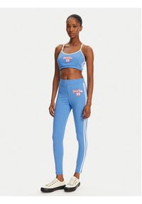 Juicy Couture Legginsy JCSML125405 Niebieski Slim Fit. Kolor: niebieski. Materiał: syntetyk #4