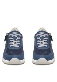 Remonte Sneakersy D1S04-14 Granatowy. Kolor: niebieski. Materiał: skóra #5