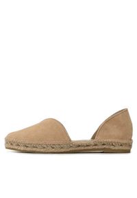 Manebi Espadryle Suede Open-Side Flats K 1.1 O0 Beżowy. Kolor: beżowy. Materiał: zamsz, skóra