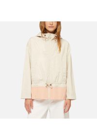 Kurtka Geox Model W Bulmya Parka Kolor Beżowy. Kolor: beżowy. Materiał: tkanina