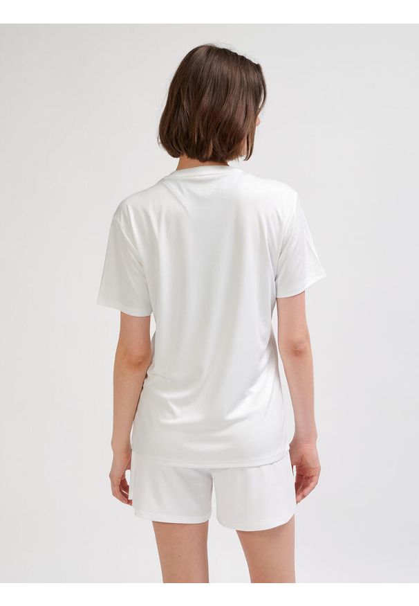 Damski jersey Hummel Essential. Kolor: biały. Materiał: jersey. Sport: fitness, piłka nożna