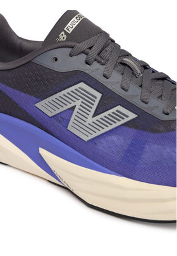 New Balance Buty do biegania FuelCell Rebel v5 MFCX4KU Niebieski. Kolor: niebieski. Materiał: materiał