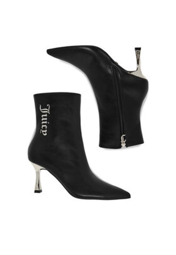 Juicy Couture Botki EO-R24SS94664 Czarny. Kolor: czarny. Materiał: materiał