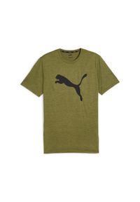Puma Koszulka Train Fav Heather Cat 52235299. Kolor: zielony. Sport: fitness