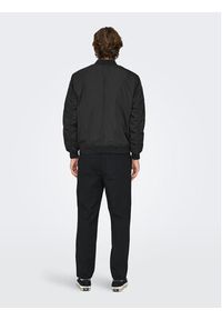Only & Sons Kurtka bomber Joshua 22023287 Czarny Regular Fit. Kolor: czarny. Materiał: syntetyk #4