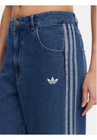 Adidas - adidas Jeansy adicolor Denim 3-Stripes JD2574 Niebieski Wide Leg. Kolor: niebieski #3