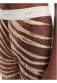 Just Cavalli Legginsy 80PAC100 JS558 Brązowy Skinny Fit. Kolor: brązowy. Materiał: syntetyk #5