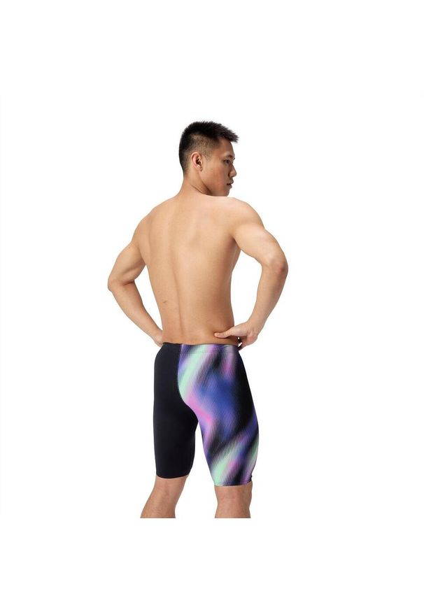 Kąpielówki męskie spodenki kąpielowe Speedo One Leg Printed Jammer. Kolor: czarny