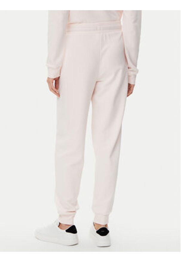 BOSS Spodnie dresowe CP Stripe 50524759 Różowy Regular Fit. Kolor: różowy. Materiał: bawełna, lyocell