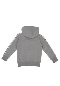 LEONE 1947 APPAREL - Dziecięca bluza z kapturem New Tape w jednolitym kolorze. Typ kołnierza: kaptur. Kolor: szary. Wzór: jednolity. Sport: joga i pilates