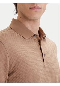Bugatti Polo 8150-75104C Beżowy Regular Fit. Typ kołnierza: polo. Kolor: beżowy. Materiał: bawełna #5