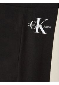 Calvin Klein Jeans Legginsy Colour Block Monogram IG0IG01695 Czarny Slim Fit. Kolor: czarny. Materiał: bawełna