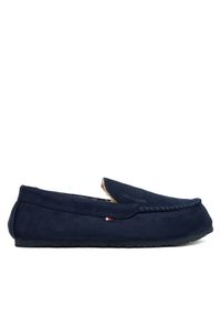 TOMMY HILFIGER - Tommy Hilfiger Kapcie M Driver House FM0FM05617 Granatowy. Kolor: niebieski. Materiał: materiał