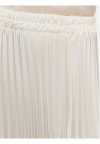 Kontatto Spódnica plisowana SU501C Écru Regular Fit. Kolor: kremowy. Materiał: syntetyk #5