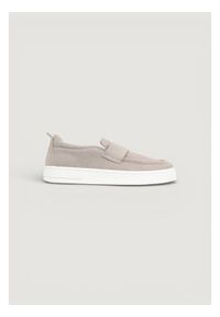 Armani Exchange Loafersy XM002632 AF19687 Z1030 Beżowy. Kolor: beżowy. Materiał: zamsz, skóra #1