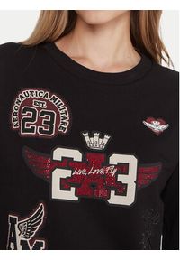 Aeronautica Militare T-Shirt 242FE1970DF567 Czarny Regular Fit. Kolor: czarny. Materiał: bawełna #2