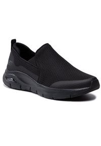 skechers - Skechers Sneakersy Banlin 232043/BBK Czarny. Kolor: czarny. Materiał: materiał #2