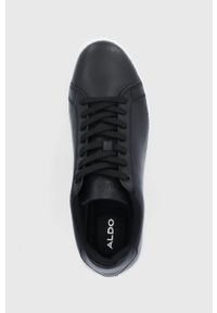 Aldo Buty skórzane Wiresien kolor czarny. Nosek buta: okrągły. Zapięcie: sznurówki. Kolor: czarny. Materiał: skóra