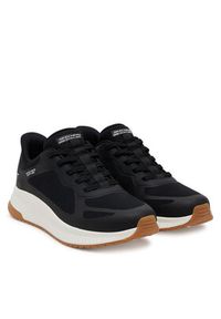 skechers - Skechers Sneakersy Bobs Squad 4- 118423/BLK Czarny. Kolor: czarny. Materiał: materiał