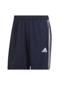 Adidas - Krótka adidas Primeblue Designed To Move Sport. Kolor: niebieski, wielokolorowy, biały. Długość: krótkie