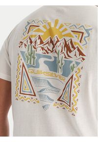 Quiksilver T-Shirt Ev Desert Waves EQYZT08183 Biały Regular Fit. Kolor: biały. Materiał: bawełna #5