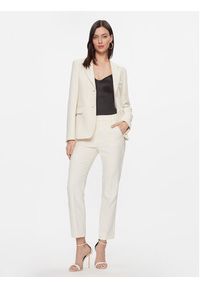 Weekend Max Mara Spodnie materiałowe Rana 2415131021 Écru Slim Fit. Materiał: syntetyk #4