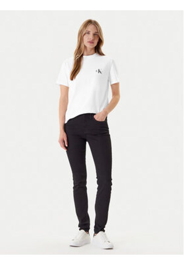 Calvin Klein Jeans Komplet t-shirtów LV047C905G Biały Regular Fit. Kolor: biały. Materiał: bawełna