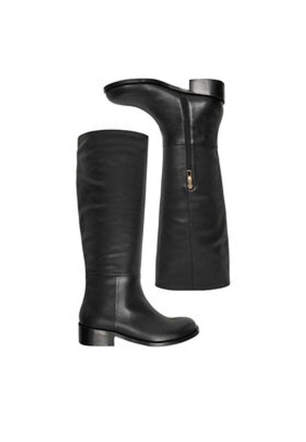 Gino Rossi Kozaki CEO-NIKA-1829-1 Czarny. Kolor: czarny. Materiał: skóra