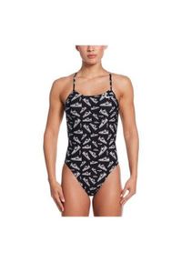 Nike Swim - Strój pływacki jednoczęściowy damski Nike Hydrastrong Cutout. Kolor: czarny