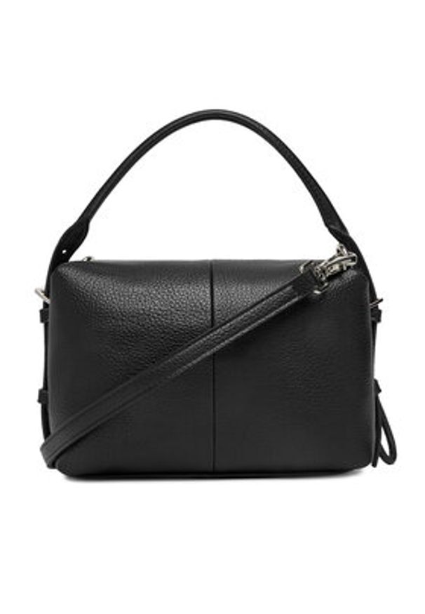 Tommy Jeans Torebka Tjw Bold Camera Bag AW0AW18470 Czarny. Kolor: czarny. Materiał: skórzane