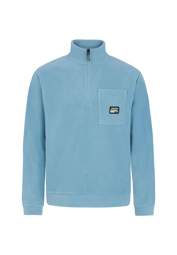 Polar 1/4 zip Protest Paxton. Kolor: niebieski. Materiał: polar. Sezon: zima. Sport: narciarstwo