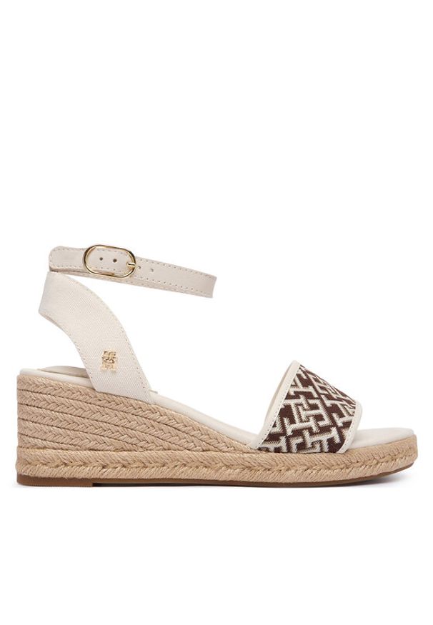 TOMMY HILFIGER - Tommy Hilfiger Espadryle Th Mid Espad FW0FW09519 Brązowy. Kolor: brązowy. Materiał: materiał