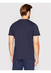 Tommy Jeans T-Shirt Corp Logo DM0DM15379 Granatowy Regular Fit. Kolor: niebieski. Materiał: bawełna #5